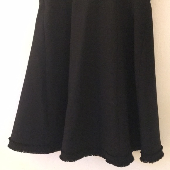 Cinq A Sept Aurora Fringe V-Neck Fit & Flare Dress - Picture 8 of 8